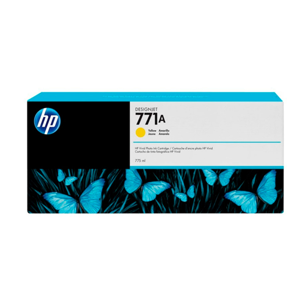 TINTA HP B6Y18A 771A 775ML AMARILLO - 1