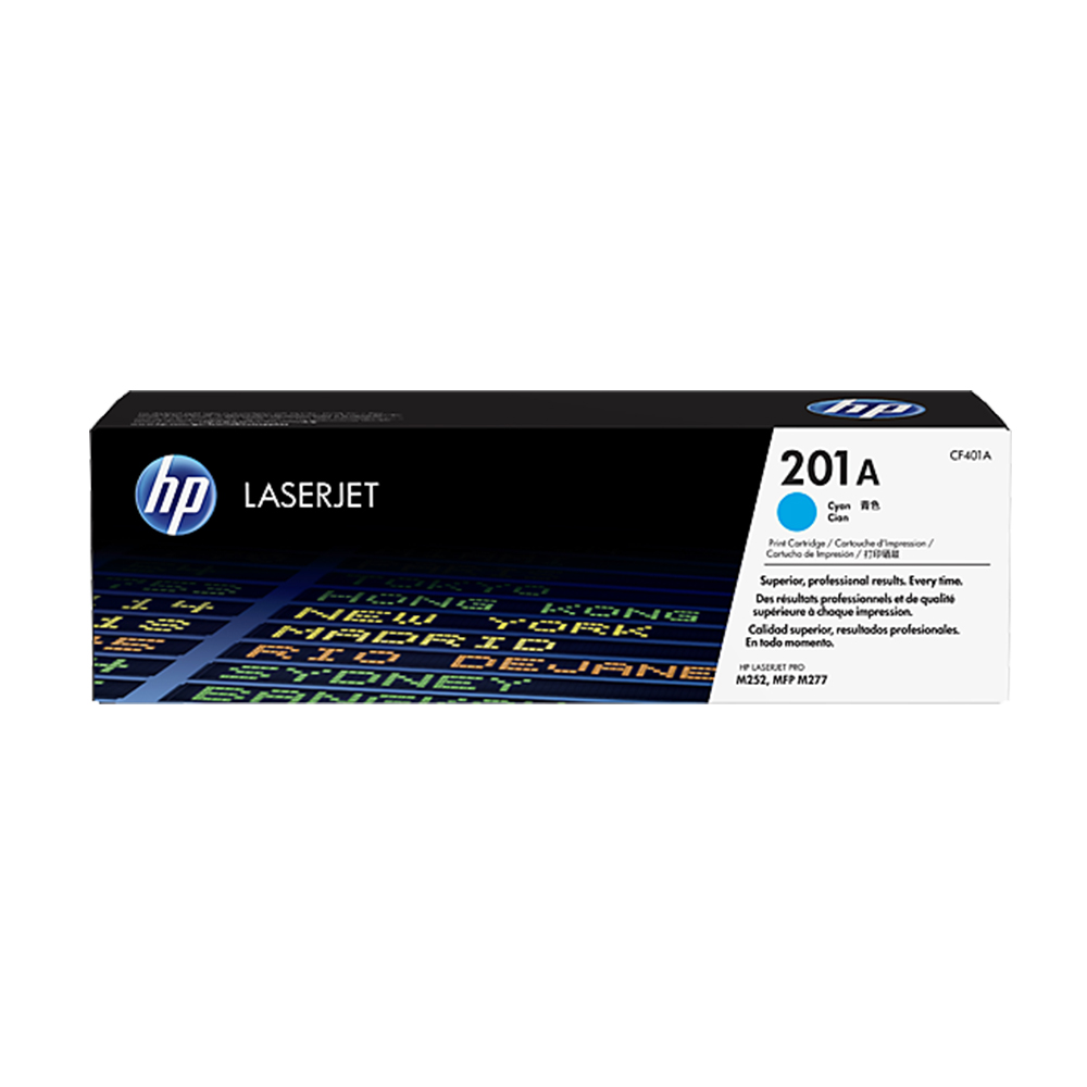TONER HP CF401A 201A CYAN PARA LJ PRO M252  COLORES DE IMPRESIÓN - 1