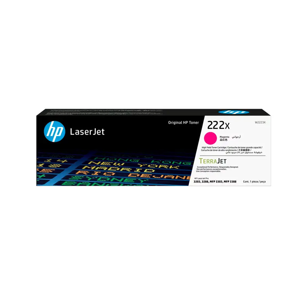 TONER HP W2223X 222X LJ M3303 MAGENTA 2500 PÁGINAS - 1