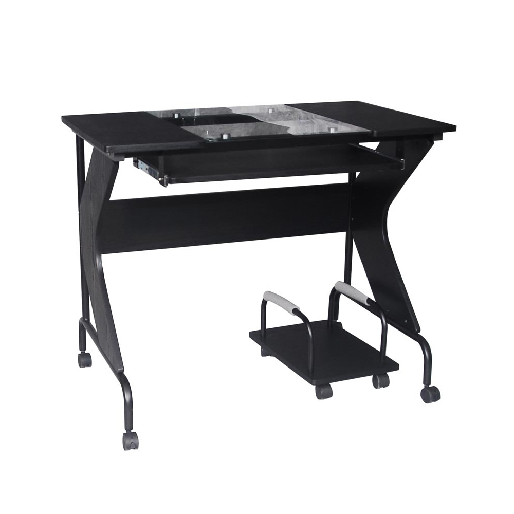 ESCRITORIO PARA COMPUTADORA XTECH LOMBARDI CT-1027 NEGRO - ESPACIO MODERNO Y FUNCIONAL - 1