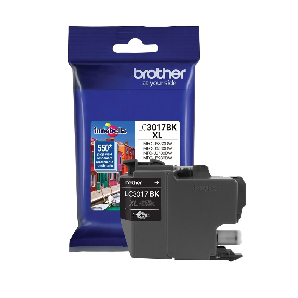 TINTA BROTHER LC3017BK NEGRA PARA MFC-J5330DW - 550 PÁGINAS DE ALTA CALIDAD Y RENDIMIENTO - 1