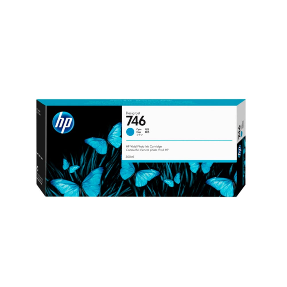TINTA HP P2V80A 746 300ML CIAN PARA Z6 Z9 - 1