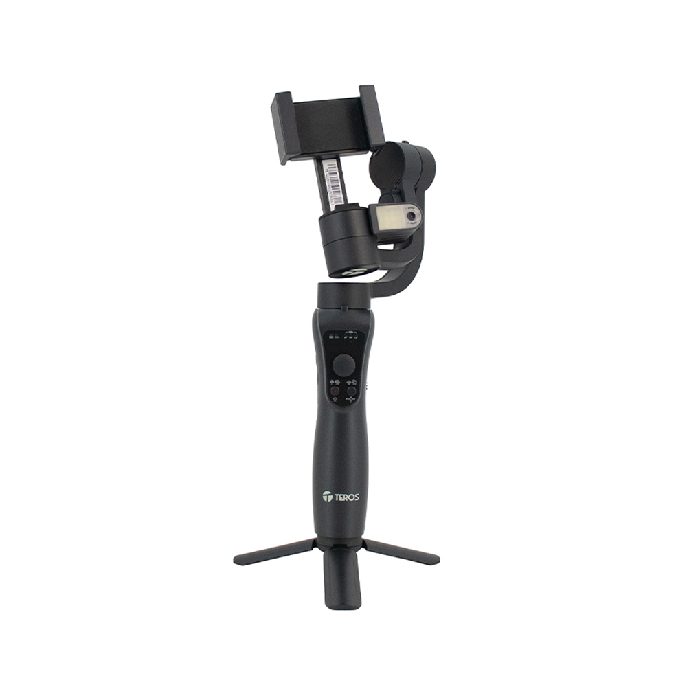 GIMBAL TEROS TE7056N 3 EJES 360° CON RASTREADOR IA PARA SMARTPHONES - ESTABILIZACIÓN PROFESIONAL - 1