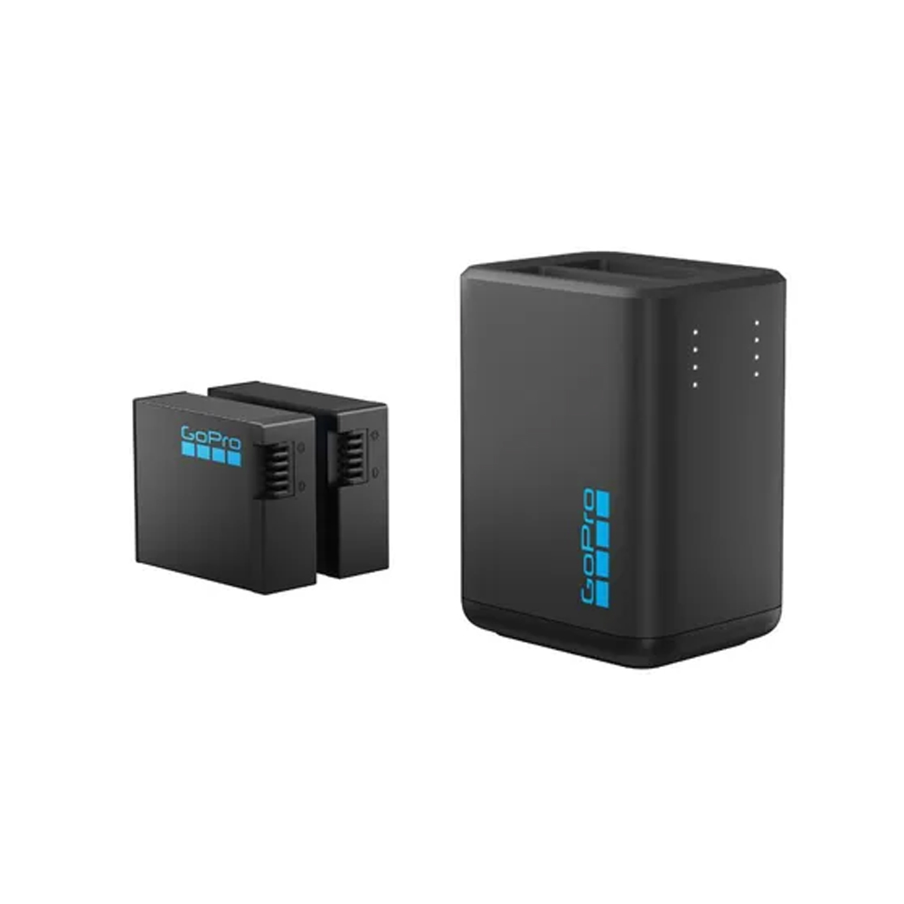 KIT DE BATERÍA Y CARGADOR DUAL GOPRO AEDBD-201 PARA MEJORAR TU EXPERIENCIA DE GRABACIÓN - 1