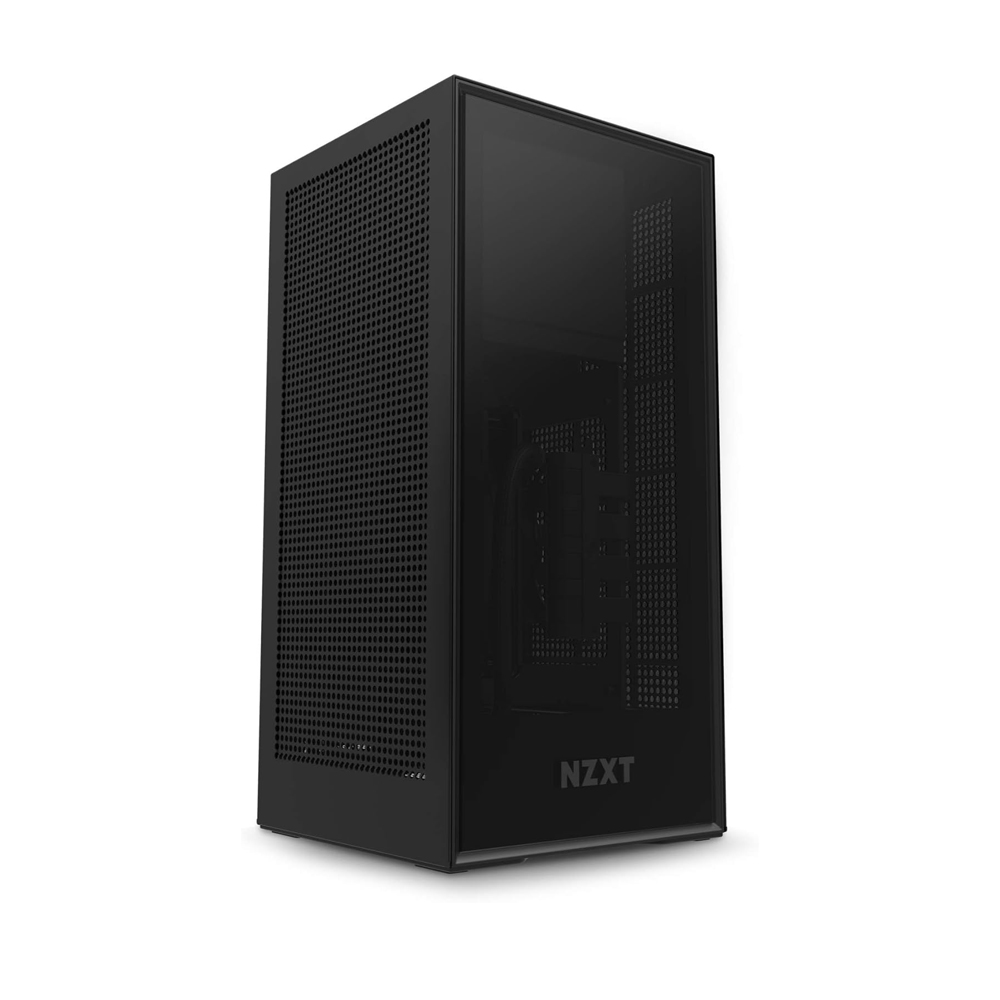 CASE-PC NZXT H1 SFX BLACK CON WATERCOOLER Y RISER CARD - 1