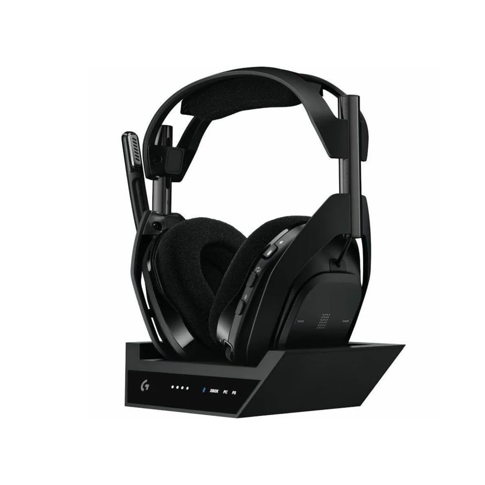 AUDÍFONOS ASTRO A50 X LIGHTSPEED CON MICRÓFONO - INALÁMBRICOS, COMPATIBLES CON PS5, PC Y XBOX - NEGRO - 1