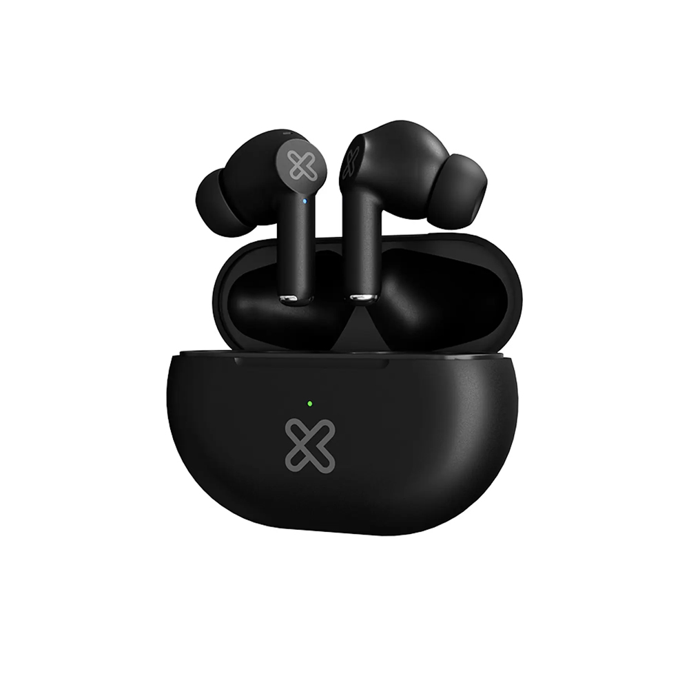 AUDÍFONOS IN EAR KLIP XTREME KTE-015BK BLUETOOTH NEGRO, 17 HORAS DE BATERÍA, IMPERMEABLES IPX - 1