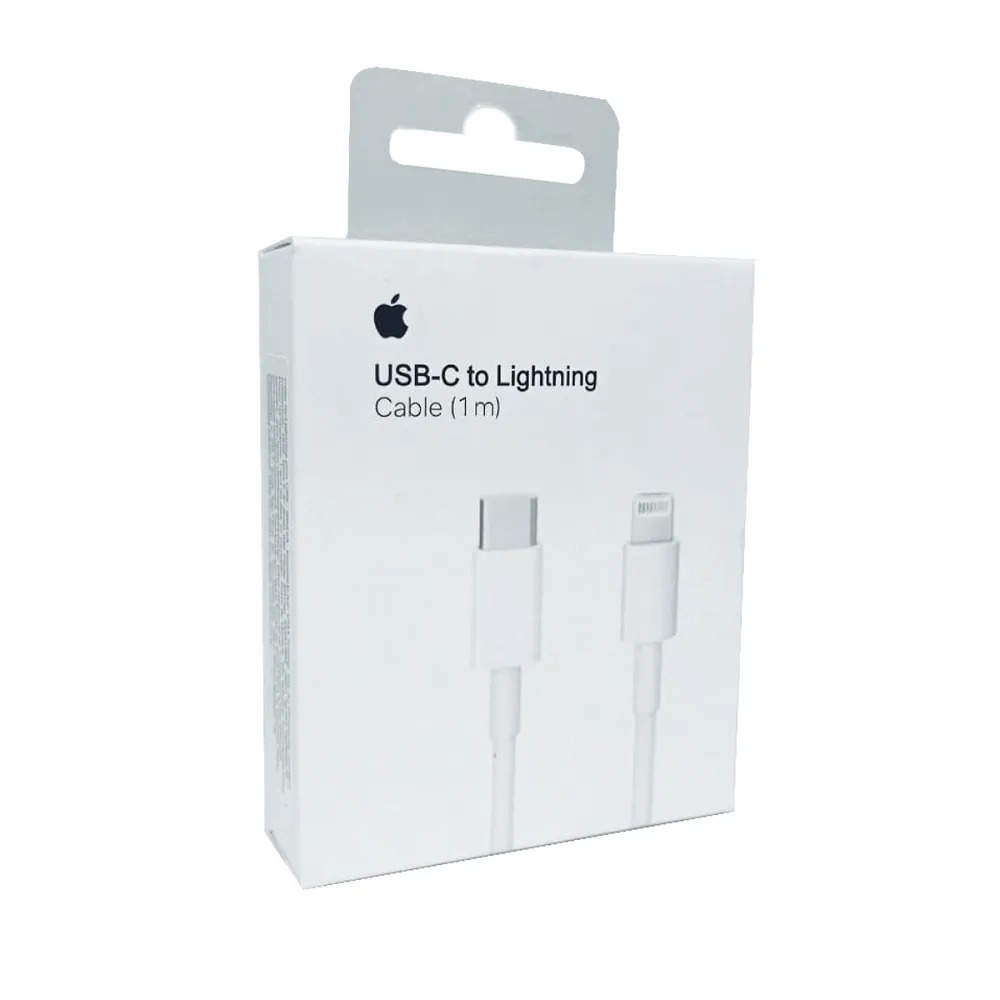 CABLE LIGHTNING A USB-C DE 1M APPLE - CONECTIVIDAD RÁPIDA PARA IPHONE, IPAD Y MACBOOK - BLANCO - 1