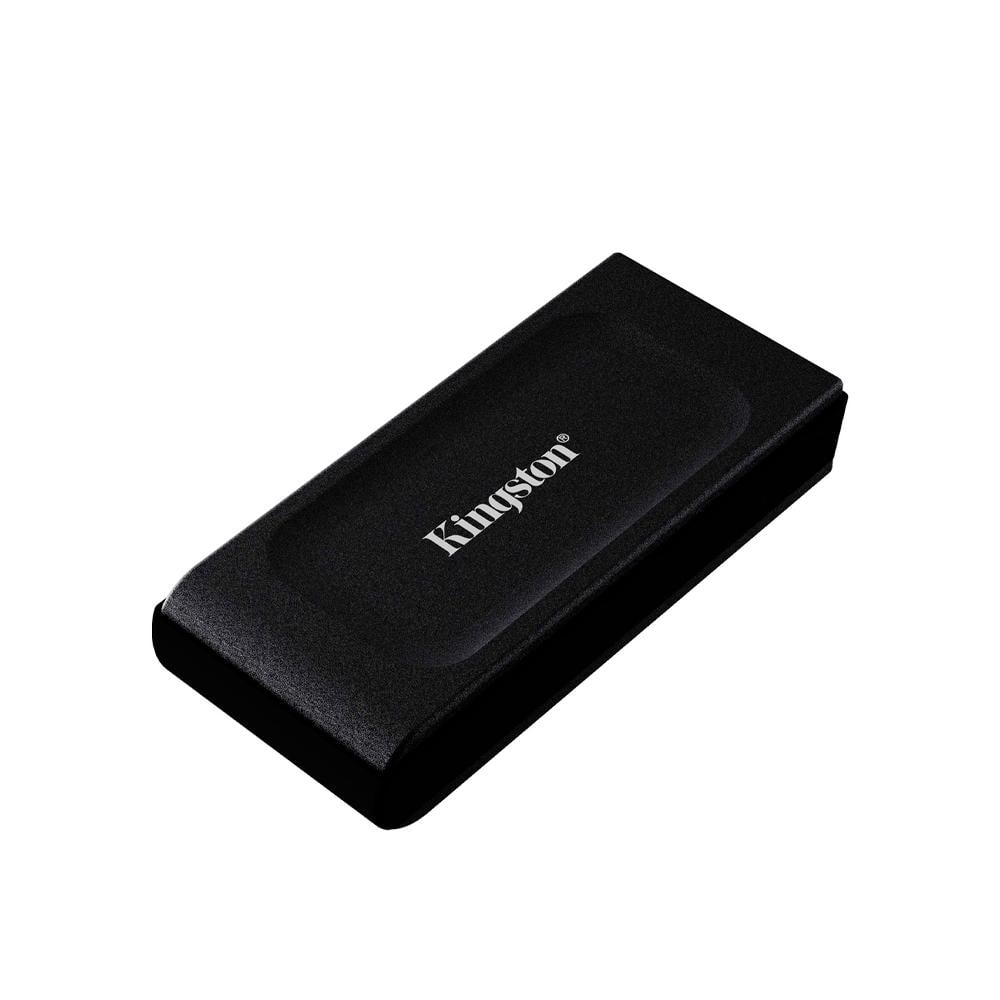 UNIDAD SSD PORTÁTIL KINGSTON XS1000 DE 2TB - NEGRO, USB 3.2 - VELOCIDAD DE 1050MB/S - 1