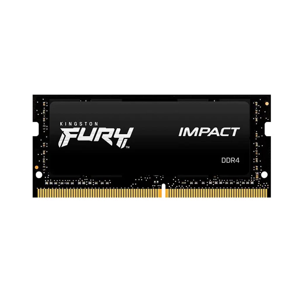 MEMORIA RAM KINGSTON FURY IMPACT 8GB DDR4 3200MHZ SODIMM PARA LAPTOP - ALTO RENDIMIENTO Y EFICIENCIA - 1