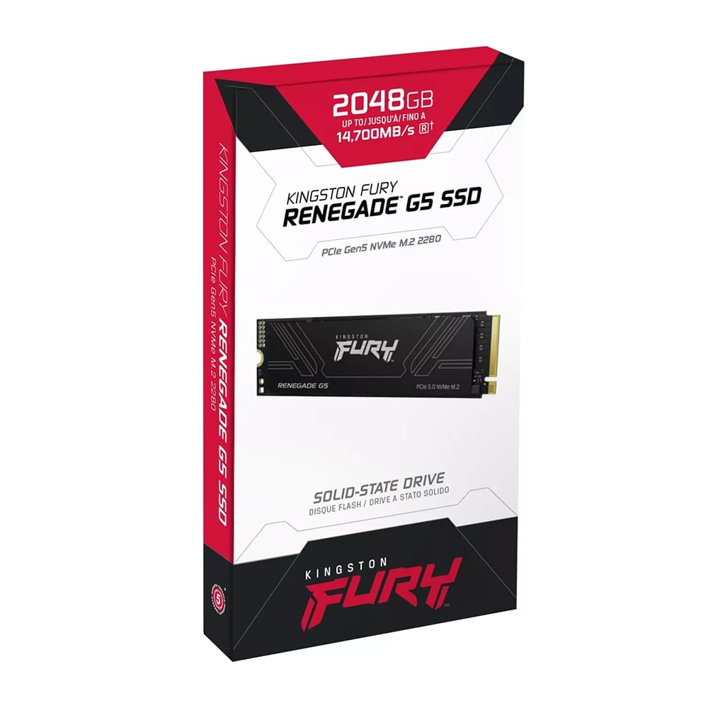 SSD M.2 PCIE 2TB FURY RENEGADE G5 - VELOCIDAD PCIE 5.0 PARA GAMING Y ALTO RENDIMIENTO - 1