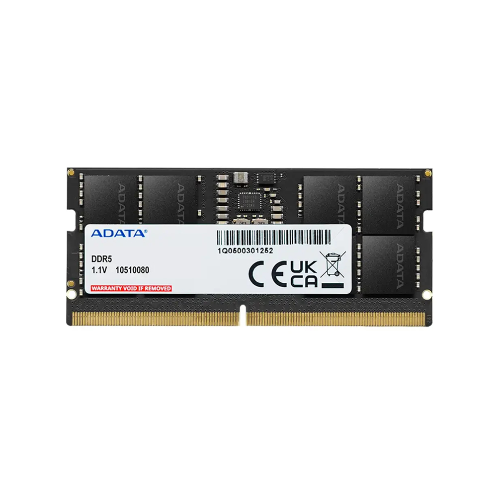 メモリ DDR5 16GB（8GBx2枚）SODIMM 4800 ADATA MEMORIA DDR5 16GB SODIMM ADATA 4800 MHZ PARA LAPTOP - COLOR NEGRO