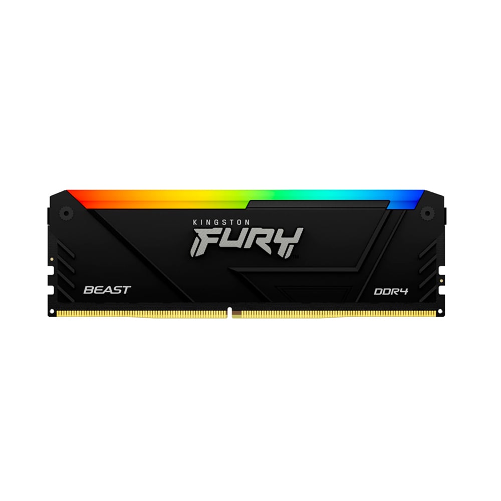 MEMORIA RAM KINGSTON FURY BEAST 32GB DDR4 RGB 3200MT/S CL16 288-PIN PARA GAMING Y RENDIMIENTO - 1