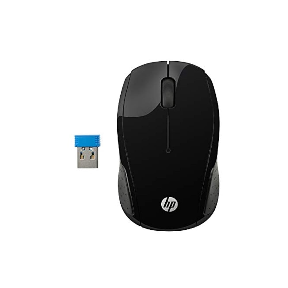 MOUSE INALÁMBRICO HP 200 NEGRO, MODELO X6W31AA, LIGERO Y ERGONÓMICO PARA UN RENDIMIENTO ÓPTIMO - 1