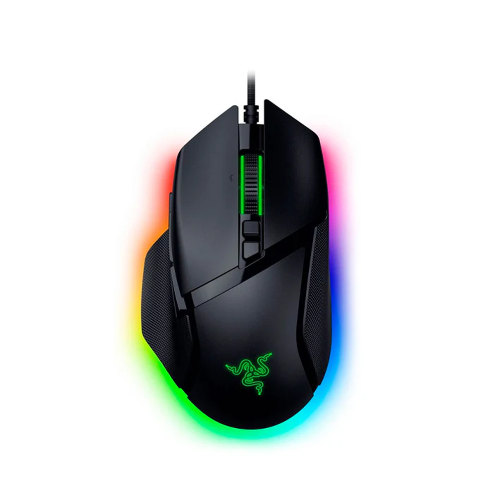 MOUSE RAZER BASILISK V3 ERGONOMICO 35K DPI, INALÁMBRICO, IDEAL PARA GAMERS - PRECISIÓN Y COMODIDAD - 1
