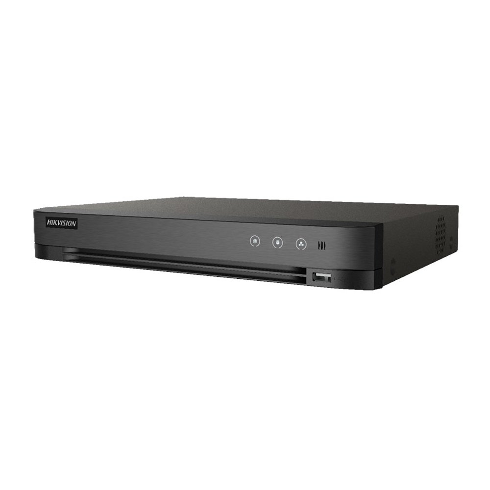 DVR HIKVISION 16 CANALES ACUSENSE 1080P CON HDMI Y DOBLE SOPORTE PARA HDD - SEGURIDAD AVANZADA - 1