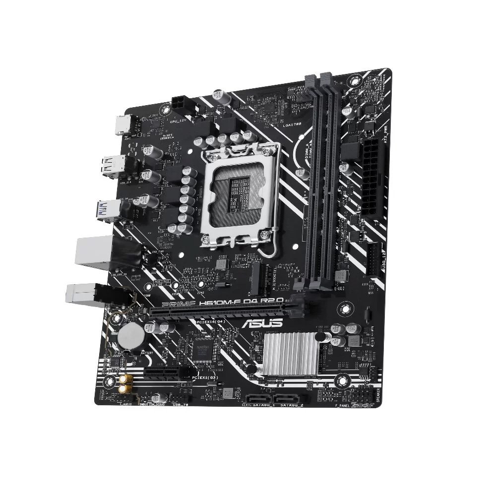 PLACA MADRE ASUS PRIME H610M-F LGA 1700, DDR4 3200MHZ, IDEAL PARA PC DE ALTO RENDIMIENTO - 1