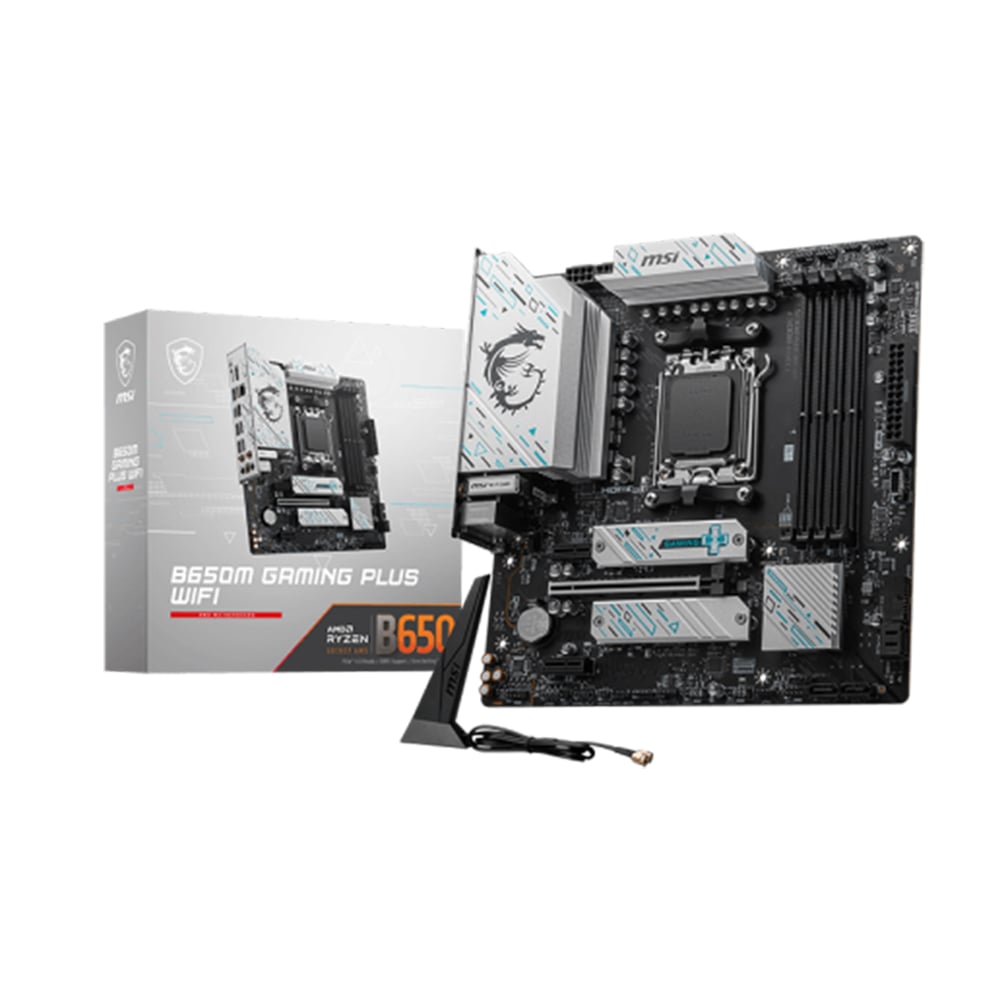 PLACA BASE MSI B650M GAMING PLUS WIFI AM5, DDR5 7200MHZ, HDMI, COMPACTA Y DE ALTO RENDIMIENTO - 1