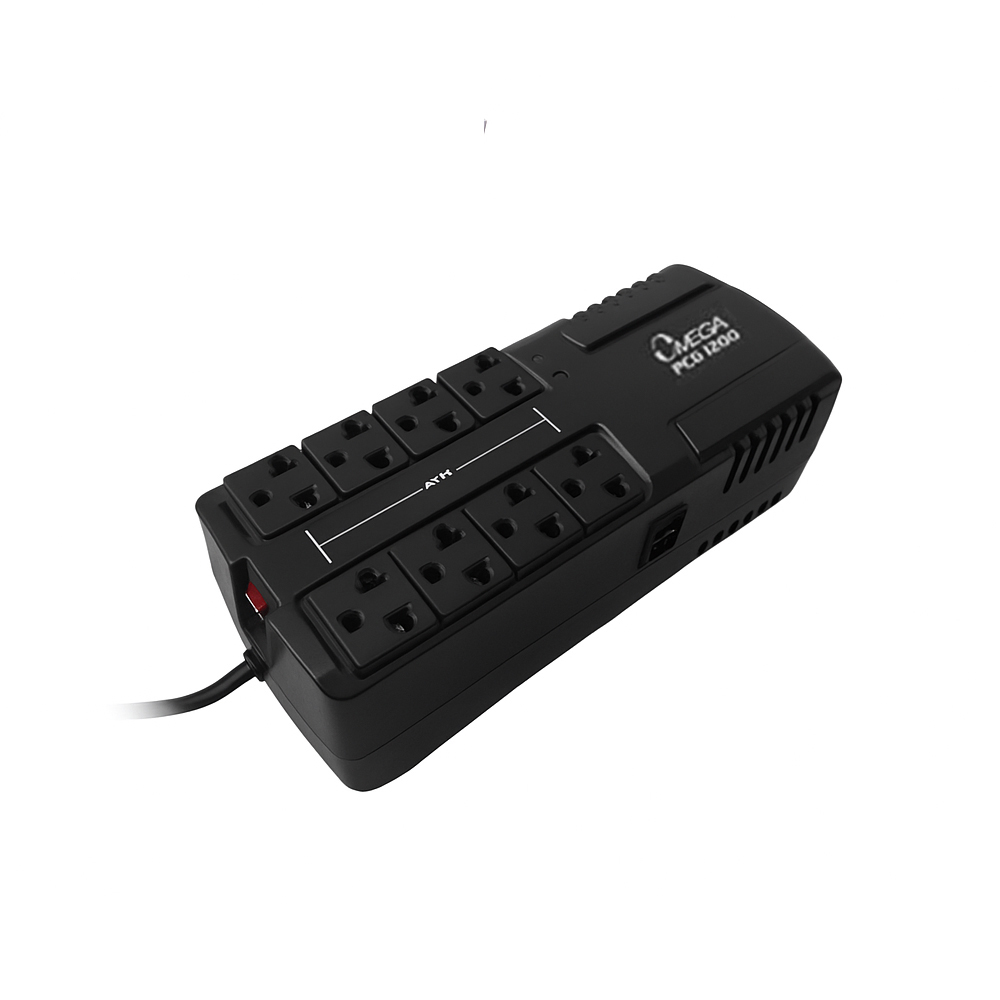 ESTABILIZADOR OMEGA 600VA 220V PCG1200: PROTECCIÓN Y ESTABILIDAD PARA TUS DISPOSITIVOS ELECTRÓNICOS - 1