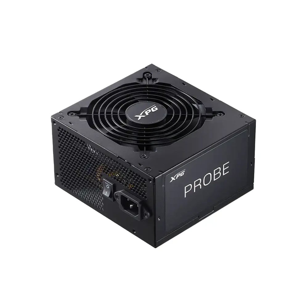 FUENTE DE PODER XPG 600W PROBE ATX 80 PLUS BRONZE NO MODULAR NEGRA - ENERGÍA EFICIENTE Y CONFIABLE - 1