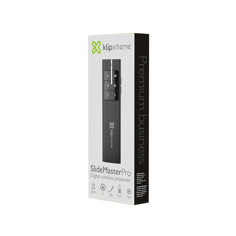 KLIP XTREME PRESENTER INALÁMBRICO USB - CONTROL REMOTO DIGITAL PARA PRESENTACIONES EFECTIVAS - 1