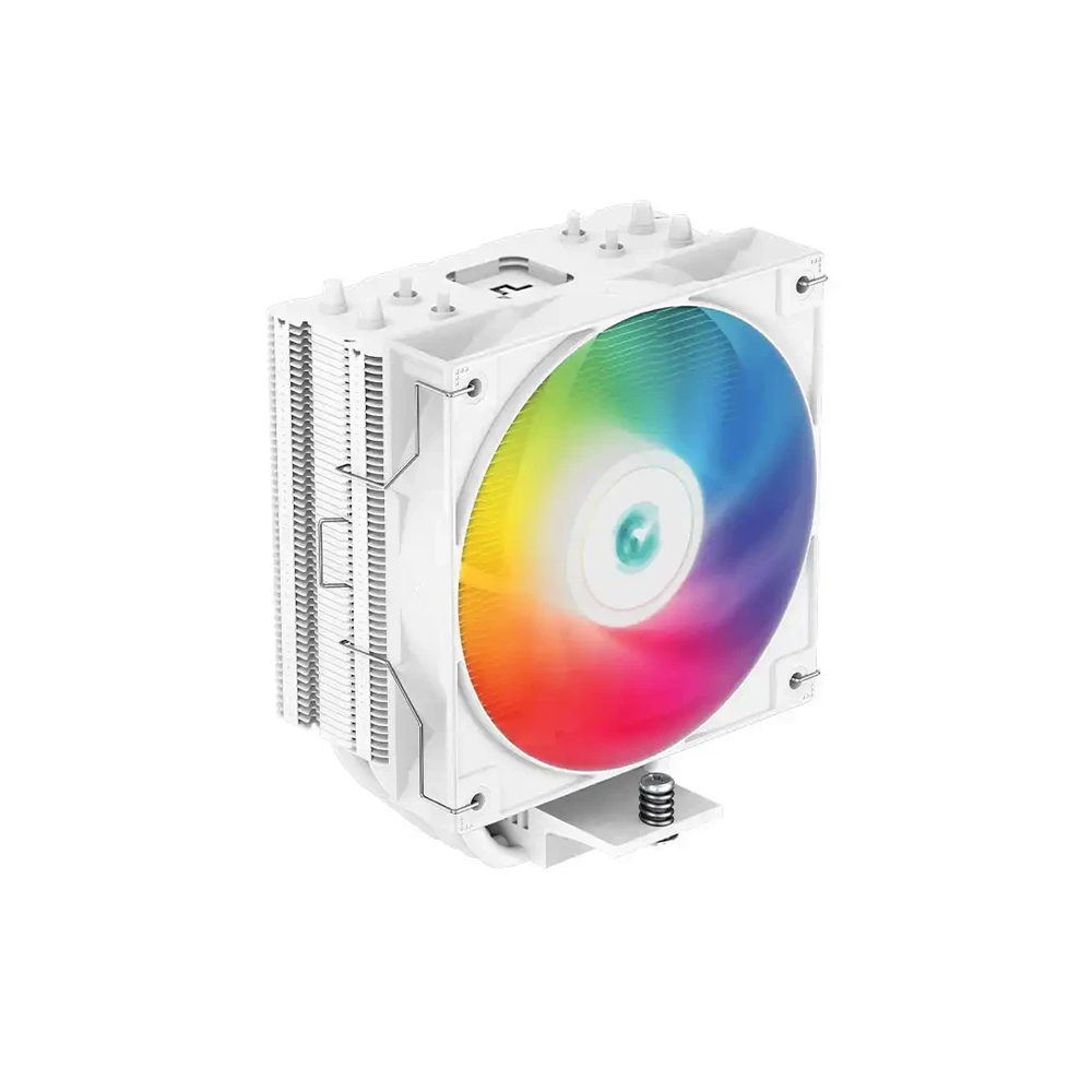 COOLER PARA PROCESADOR DEEPCOOL AG400 WH ARGB 120MM VENTILADOR LED RGB - 1