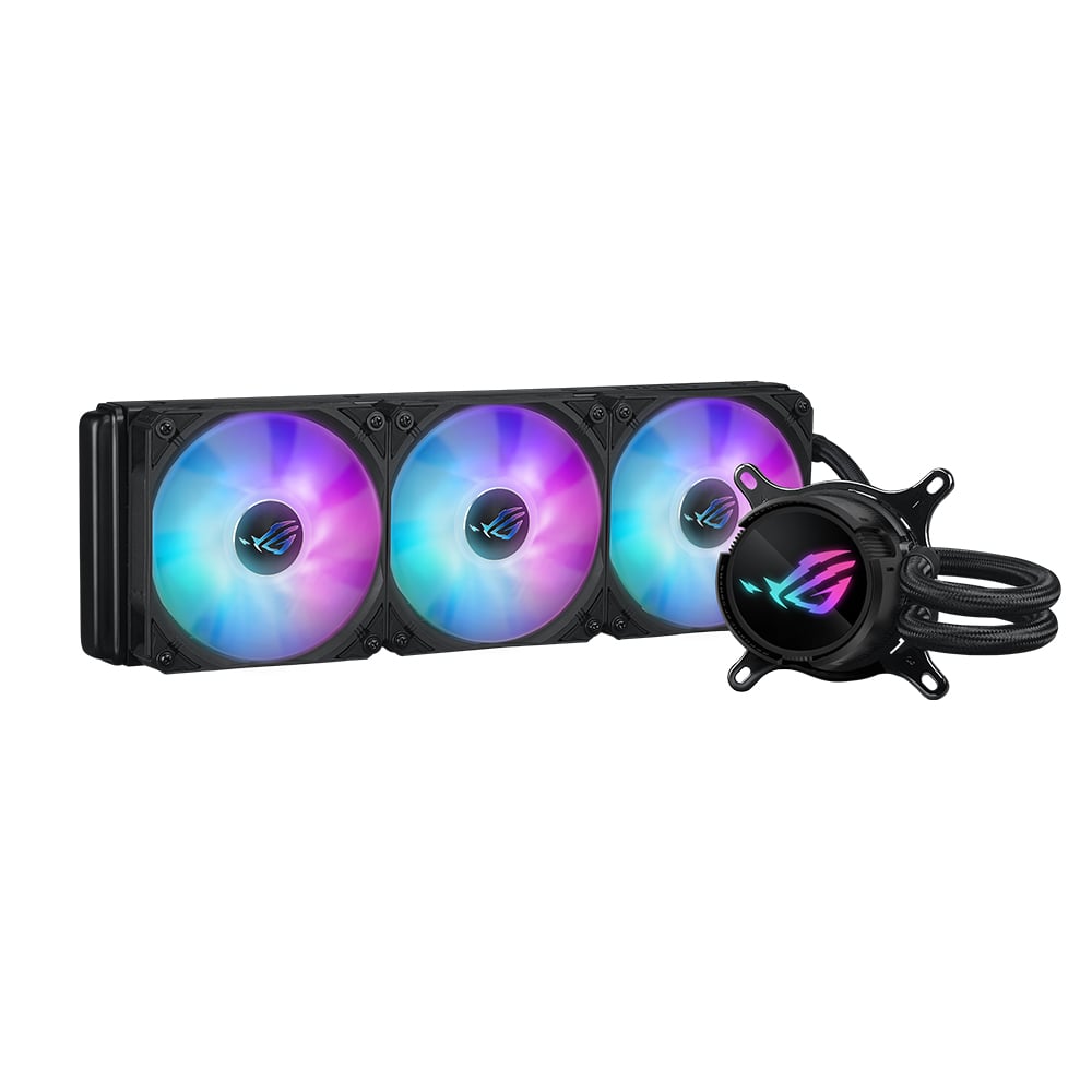 COOLER ASUS ROG STRIX LC III 360 ARGB - REFRIGERACIÓN LÍQUIDA EFICIENTE Y ILUMINACIÓN PERSONALIZABLE - 1