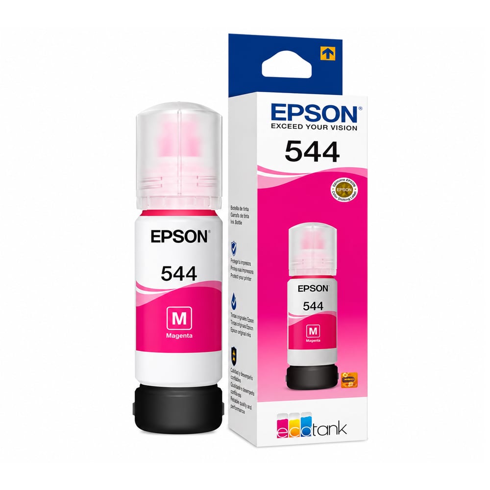 TINTA EPSON 504 T504320-AL COLOR MAGENTA COMPATIBLE L4150 L4160 L6171 70ML - 1