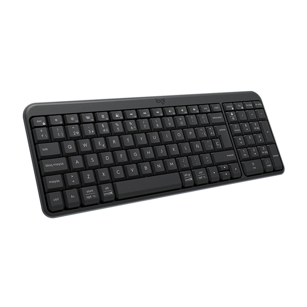 TECLADO BLUETOOTH LOGITECH K250 COMPACT NEGRO - CONECTIVIDAD INALÁMBRICA, DISEÑO ERGONÓMICO Y FUNCIONALIDAD OPTIMAL - 1