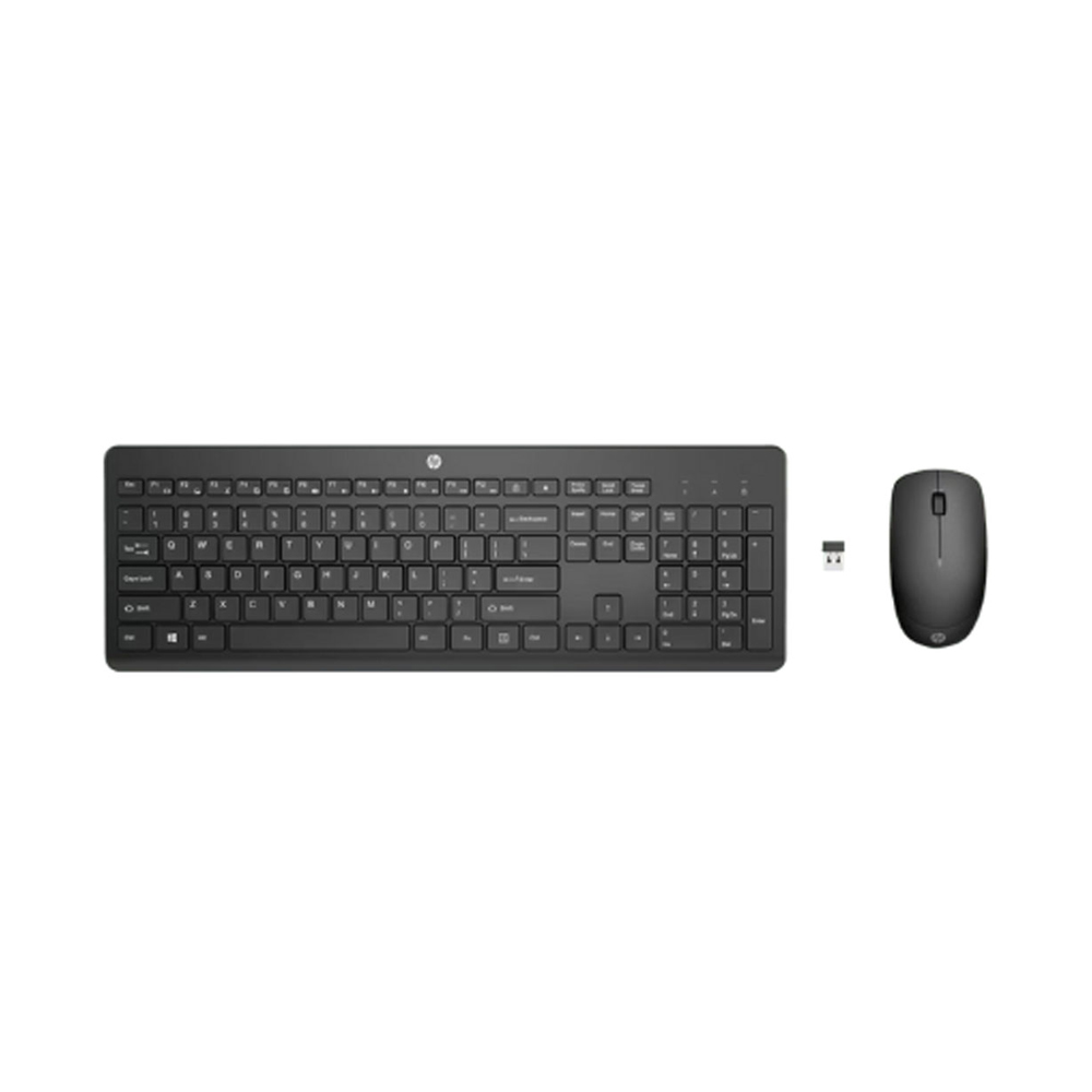 TECLADO Y MOUSE INALAMBRICOS HP 235 - CONECTIVIDAD FÁCIL, DISEÑO ERGONÓMICO Y FLUIDEZ EN TUS TAREAS - 1