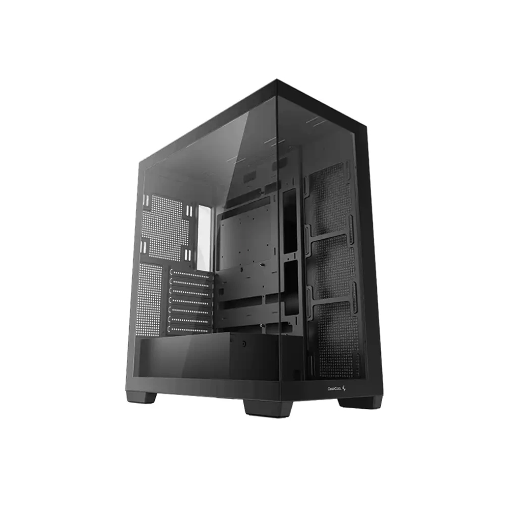 CASE DEEPCOOL GAMING CG580, ATX, PANELES DE VIDRIO TEMPLADO, COLOR NEGRO, SIN FUENTE INCLUIDA - 1