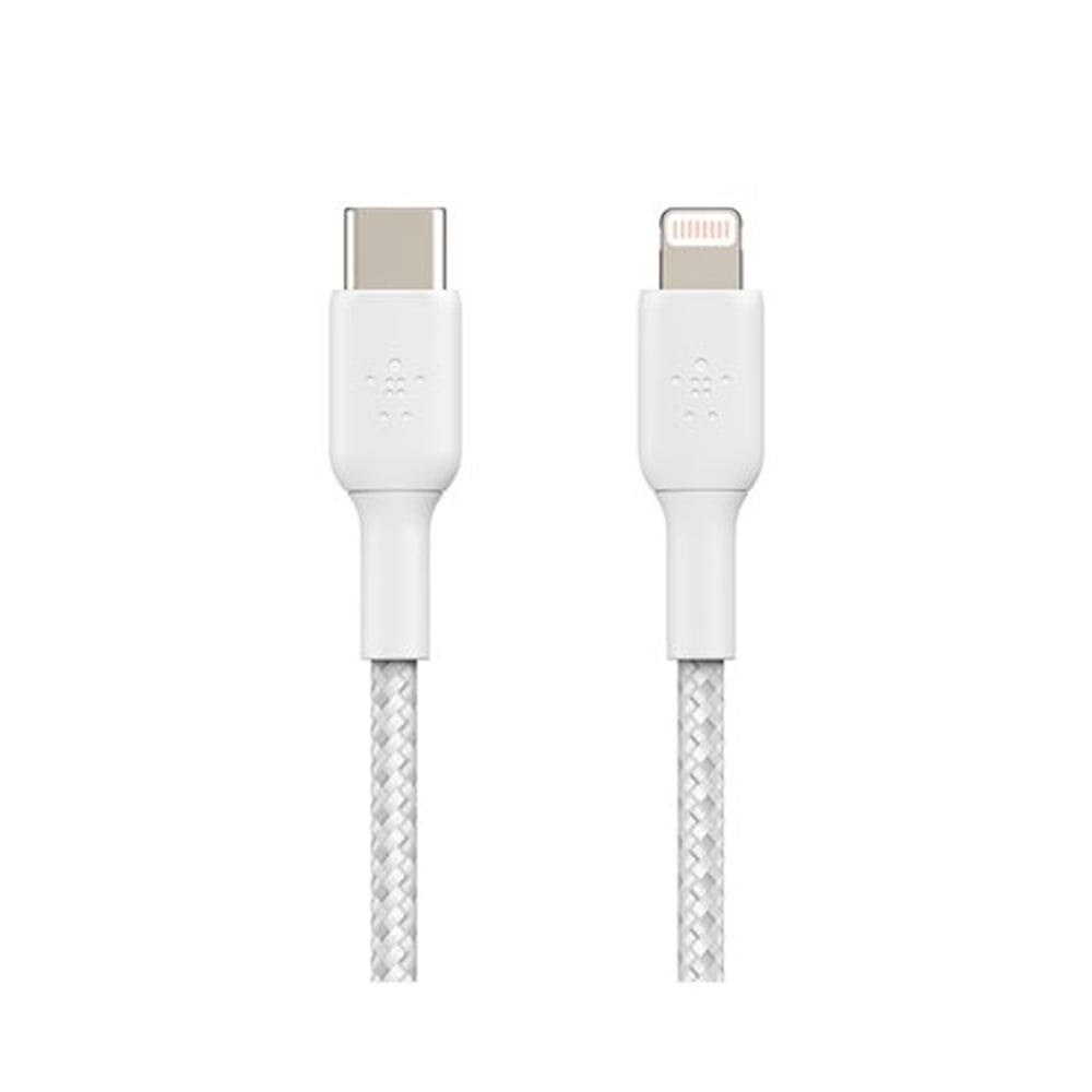 CABLE LIGHTNING BELKIN BOOSTCHARGE DE 1 M USB-C A LIGHTNING, COLOR BLANCO, ALTA VELOCIDAD DE CARGA - 1