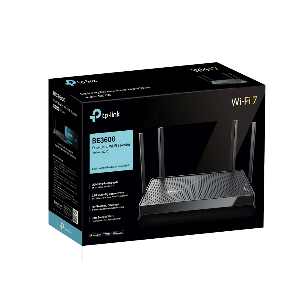 ROUTER INALÁMBRICO TP-LINK ARCHER BE230 WI-FI 7 3600 MBPS - 1