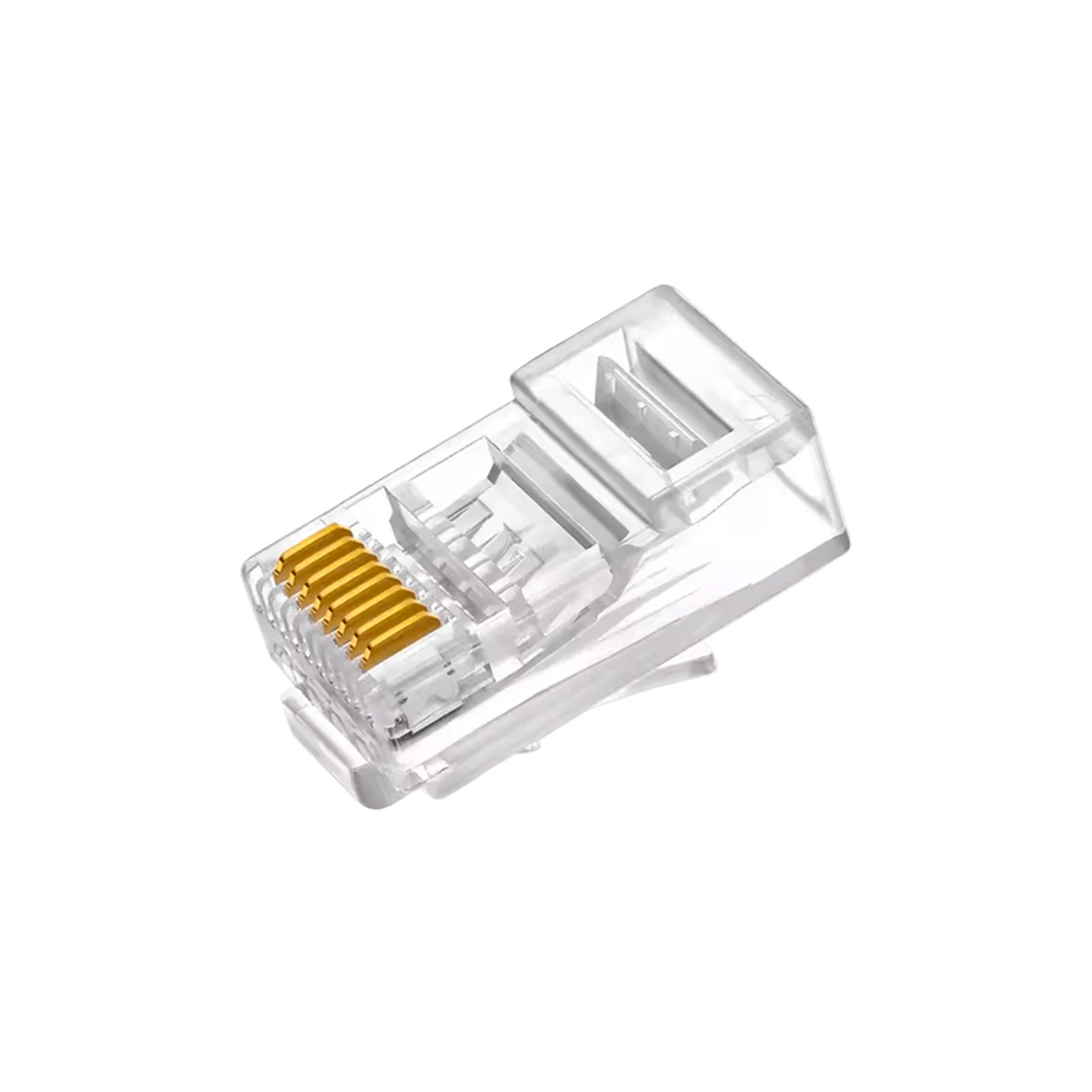 CONECTOR RJ45 CAT6 HIKVISION - PAQUETE DE 100 UNIDADES PARA CONEXIONES RÁPIDAS Y ESTABLES - 1