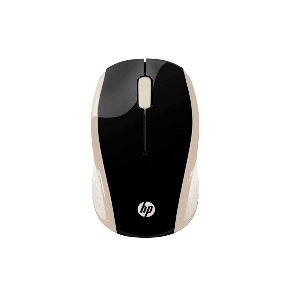 MOUSE HP 200 WIRELESS 2HU83AA AUMENTO DE VELOCIDAD SILK GOLD - 1