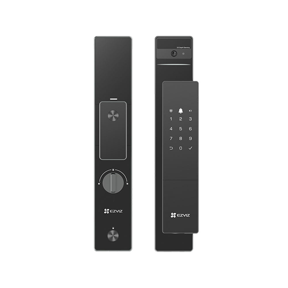 CERRADURA INTELIGENTE EZVIZ CON RECONOCIMIENTO FACIAL, HUELLA Y TECLADO - CONECTIVIDAD WIFI Y BLUETOOTH - 1