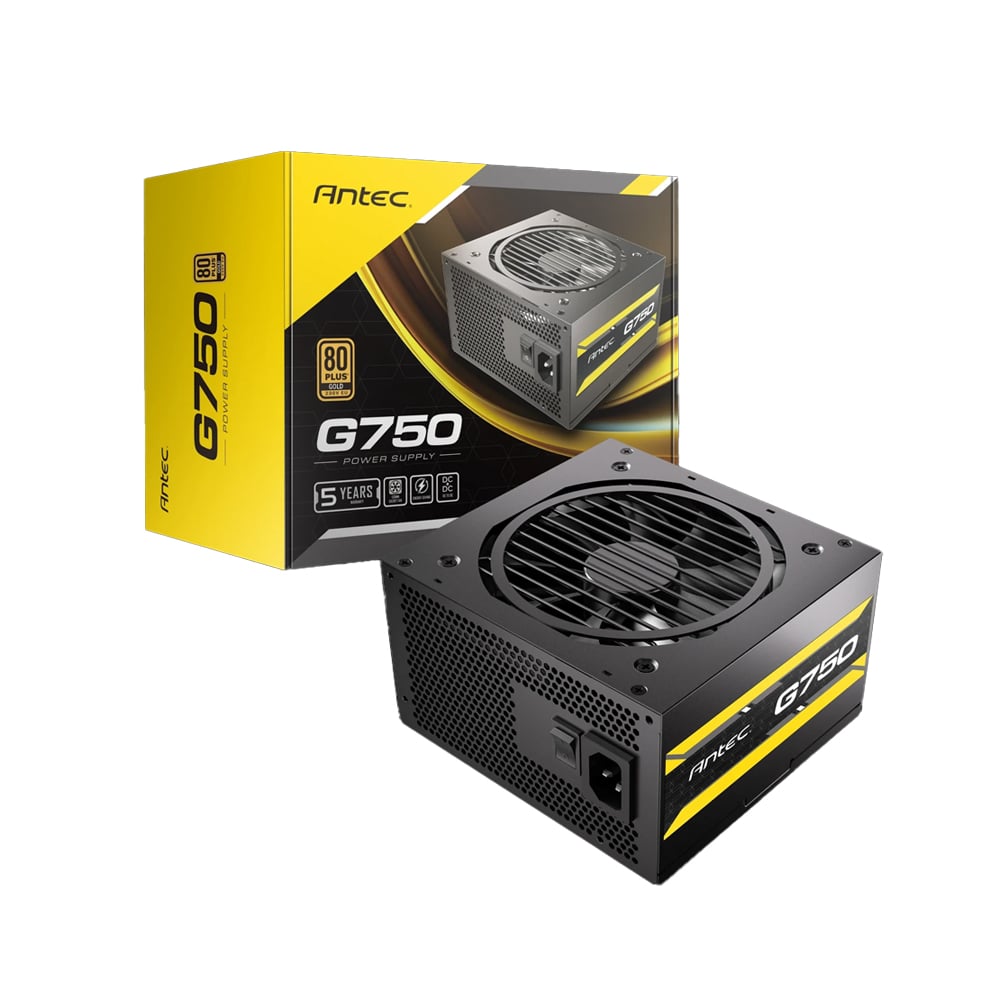 FUENTE DE PODER ANTEC ATOM G750, 750W, EFICIENCIA 80+ GOLD, COMPACIDAD Y RENDIMIENTO SUPERIOR - 1