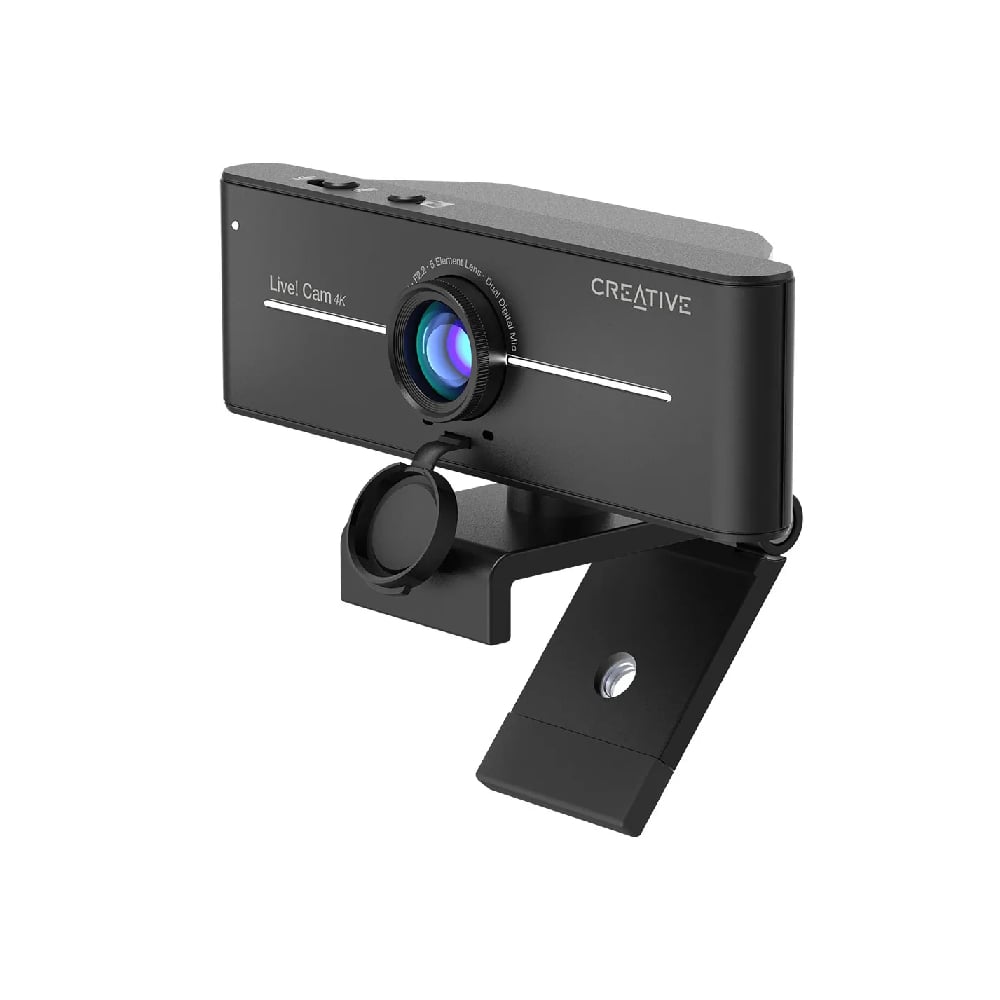 CÁMARA CREATIVE LIVE! CAM SYNC 4K UHD 2160P USB-C CON DOBLE MICRÓFONO Y TAPA NEGRA - 1