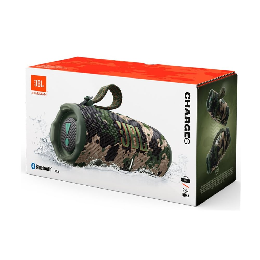 ALTAVOZ BLUETOOTH JBL CHARGE 6 - POTENTE, PORTÁTIL, SONIDO ENVOLVENTE, IDEAL PARA FIESTAS Y EXTERIORES - 1