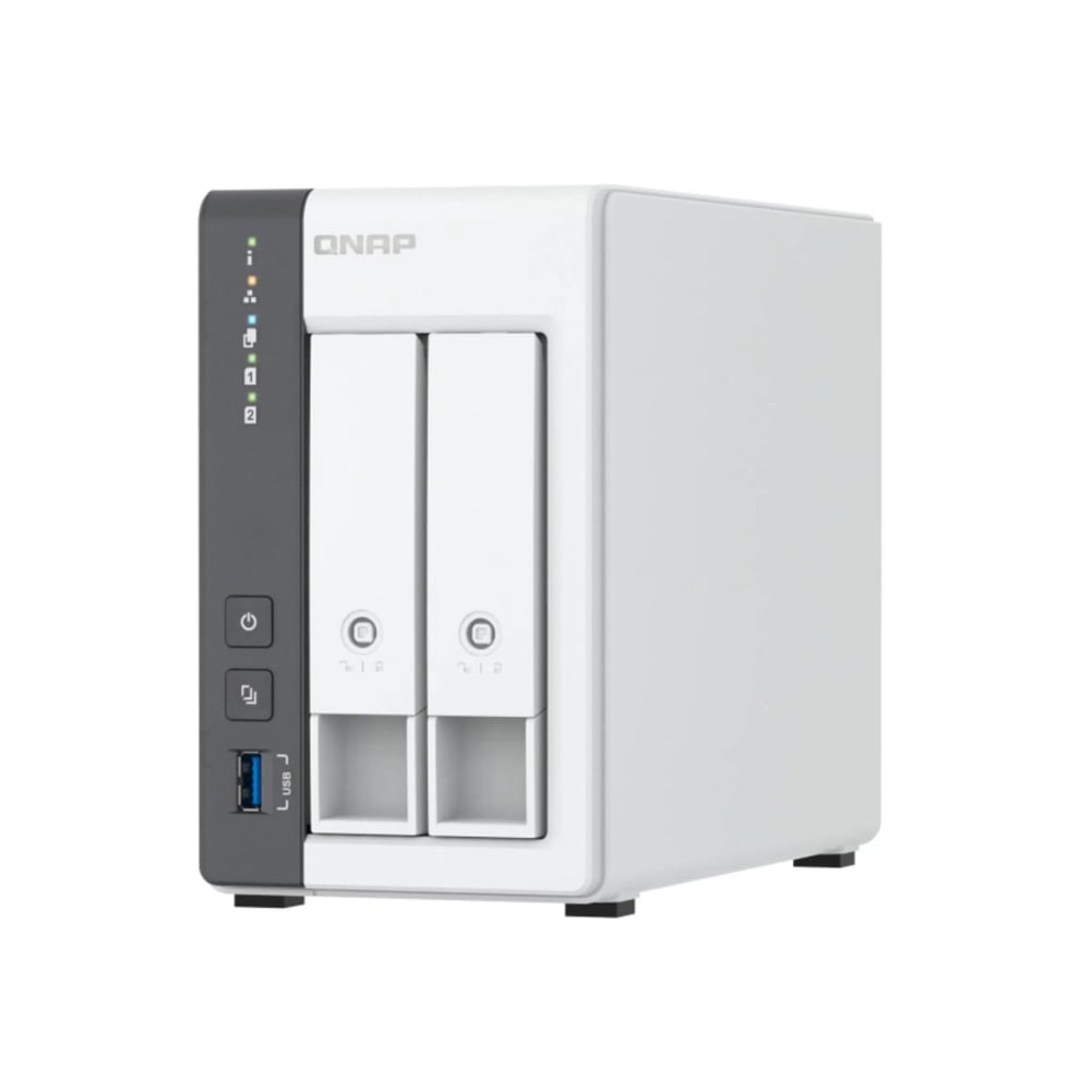 SERVIDOR NAS QNAP TS-216G, 4GB RAM, 2 BAHÍAS SATA, PROCESADOR ARM CORTEX A55 DE 2GHZ, IDEAL PARA ALMACENAMIENTO - 1