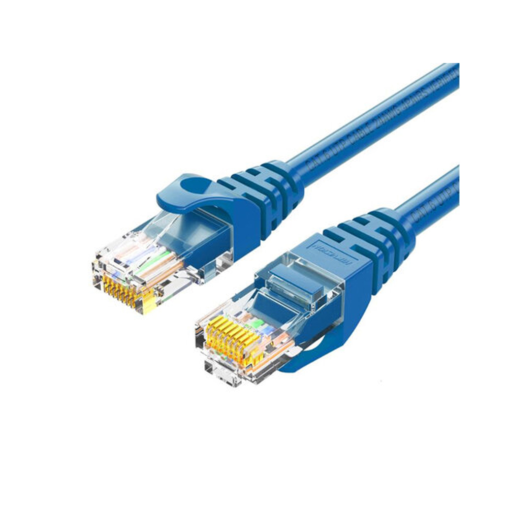 CABLE PATCH CORD HIKVISION UTP AZUL 1M - ALTA VELOCIDAD Y CONECTIVIDAD ESTABLE PARA REDES - 1