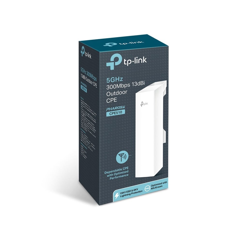 ACCESO INALÁMBRICO EXTERIOR TP-LINK CPE 5GHZ CON ANTENA DE 13DBI - CONEXIÓN RÁPIDA Y ESTABLE - 1