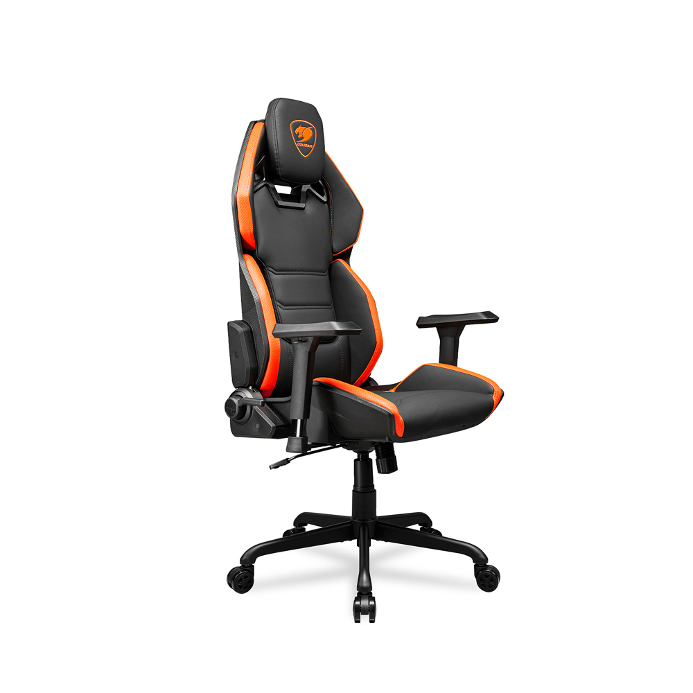 SILLÓN GAMING COUGAR HOTROD CGR-ARX - ESPUMA DE ALTA DENSIDAD, ACERO, NEGRO Y NARANJA - 1