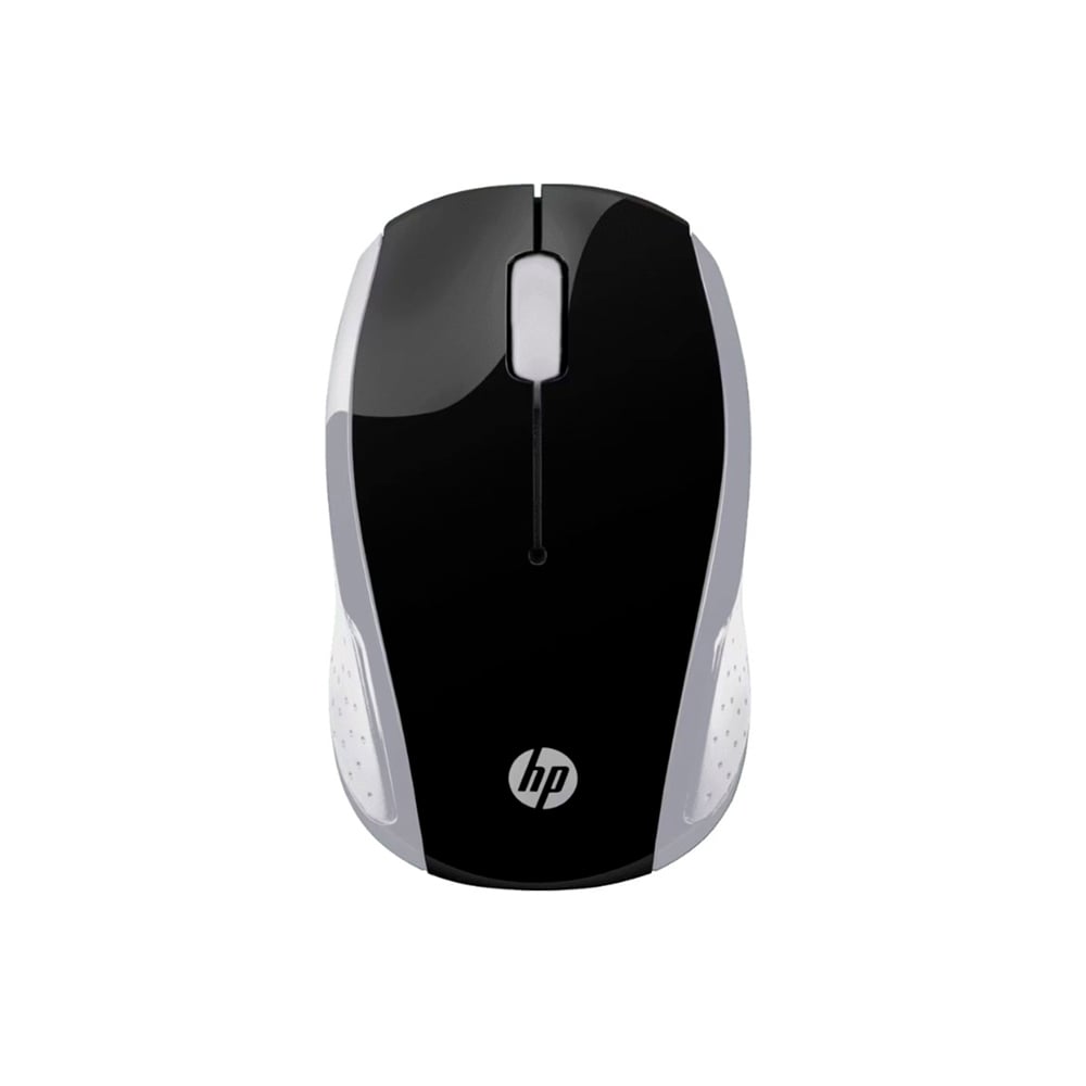 MOUSE INALÁMBRICO HP 200 EN PLATA, DISEÑO ERGONÓMICO, CONEXIÓN RÁPIDA Y PRECISA PARA TU PC. - 1