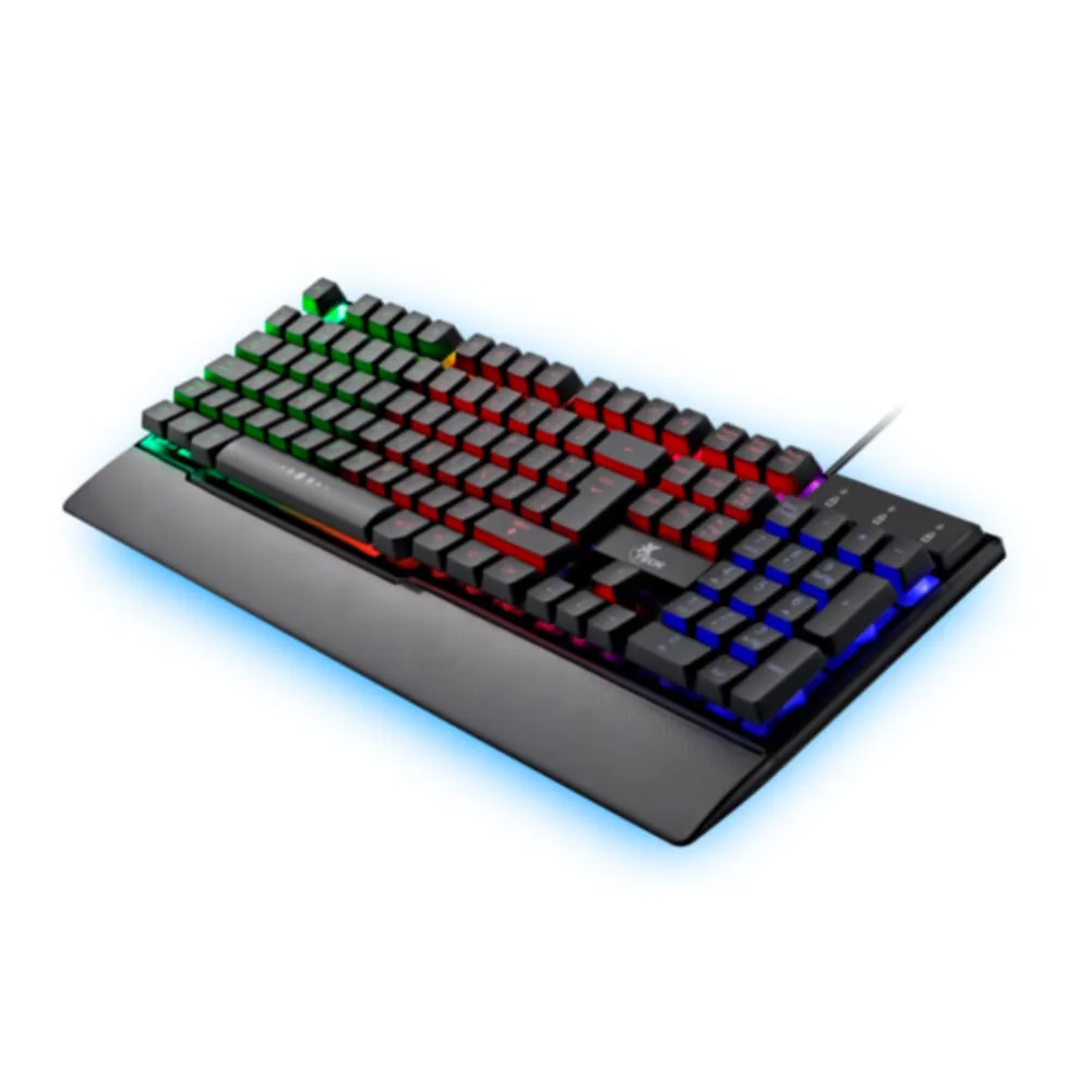 TECLADO GAMING XTECH XTK-510S ESPAÑOL CON ILUMINACIÓN LED MULTICOLOR Y EFECTOS DE LUZ - 1