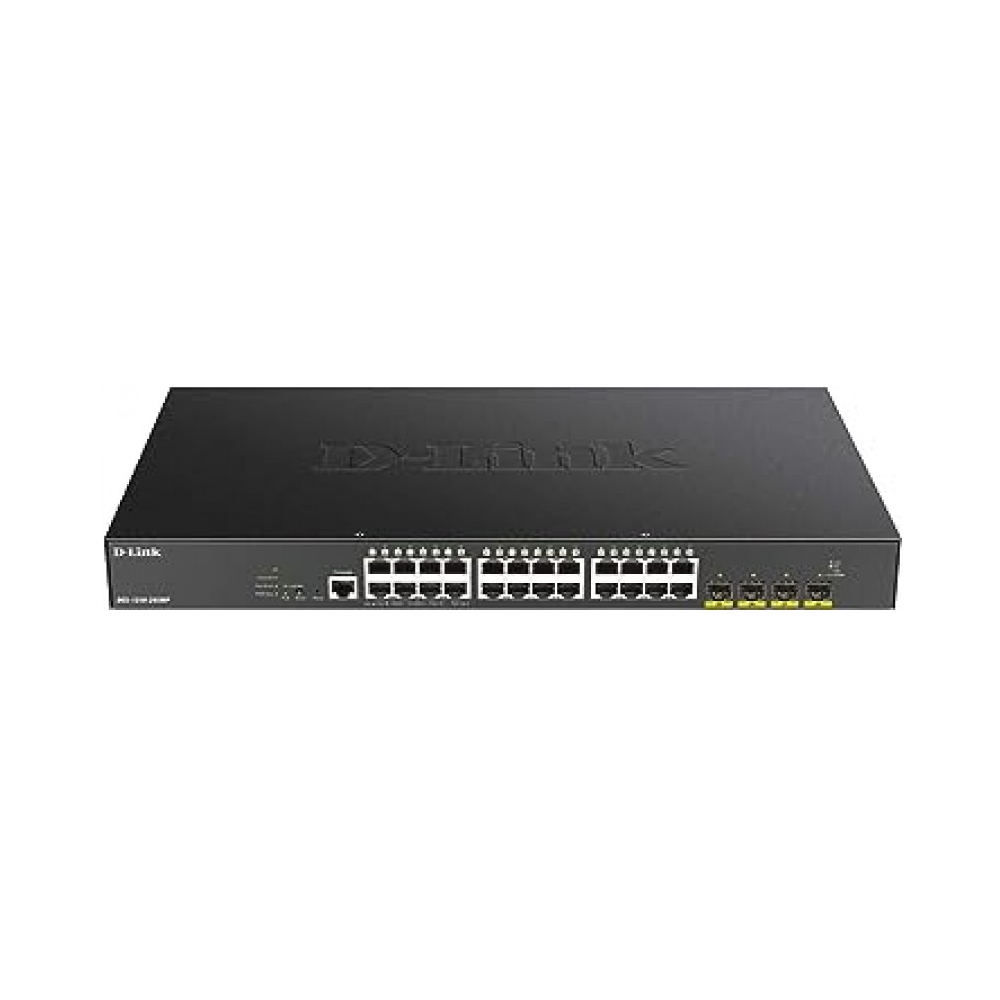 SWITCH D-LINK DGS-1250-28XMP DE 28 PUERTOS GIGABIT POE+ Y 10GBE SFP+, GESTIÓN L2+, 370W POE - 1