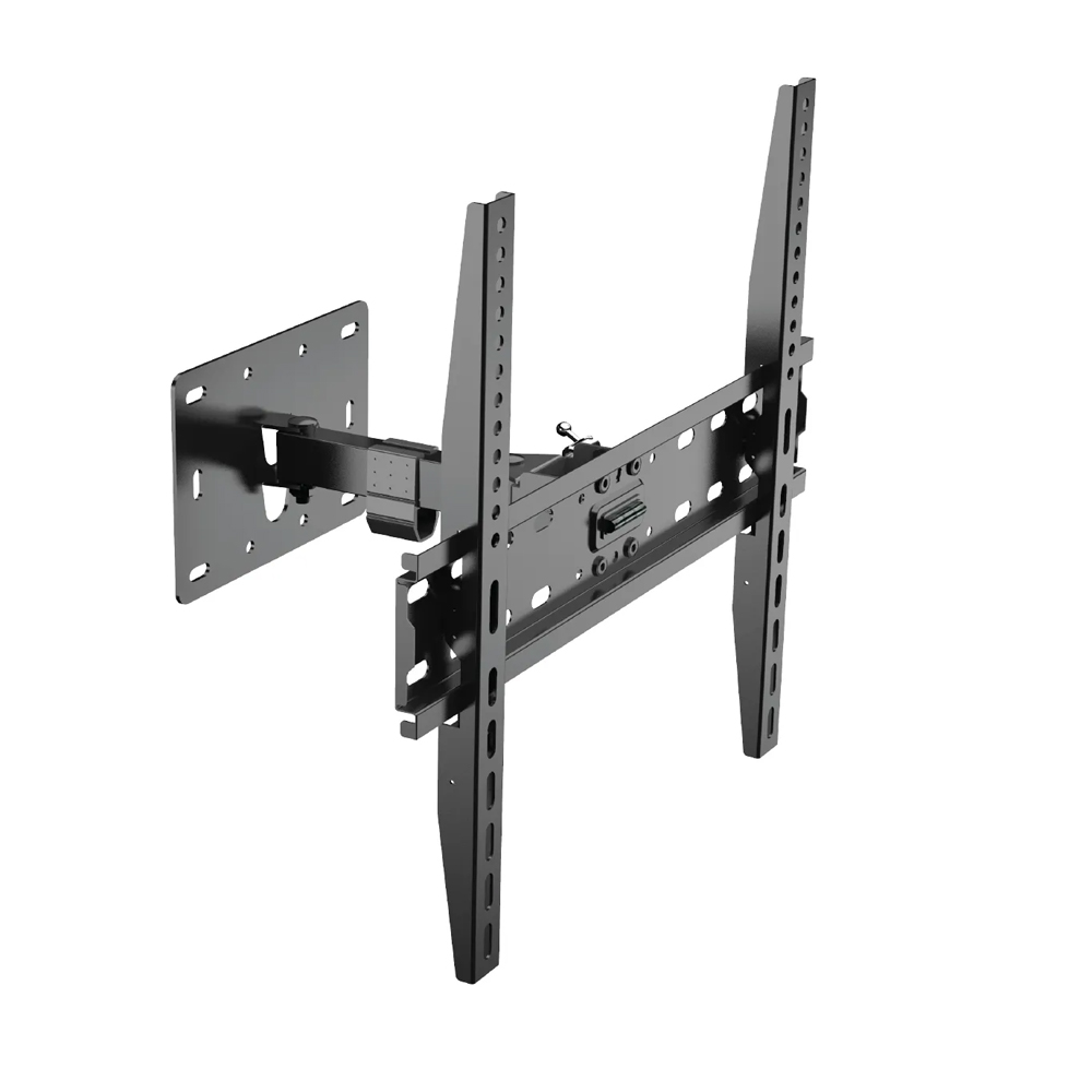 SOPORTE DE PISO MÓVIL PARA TV KOREANO UBK70, ALTURA AJUSTABLE, COMPATIBLE 32'-75', 50 KG, ACERO - 1