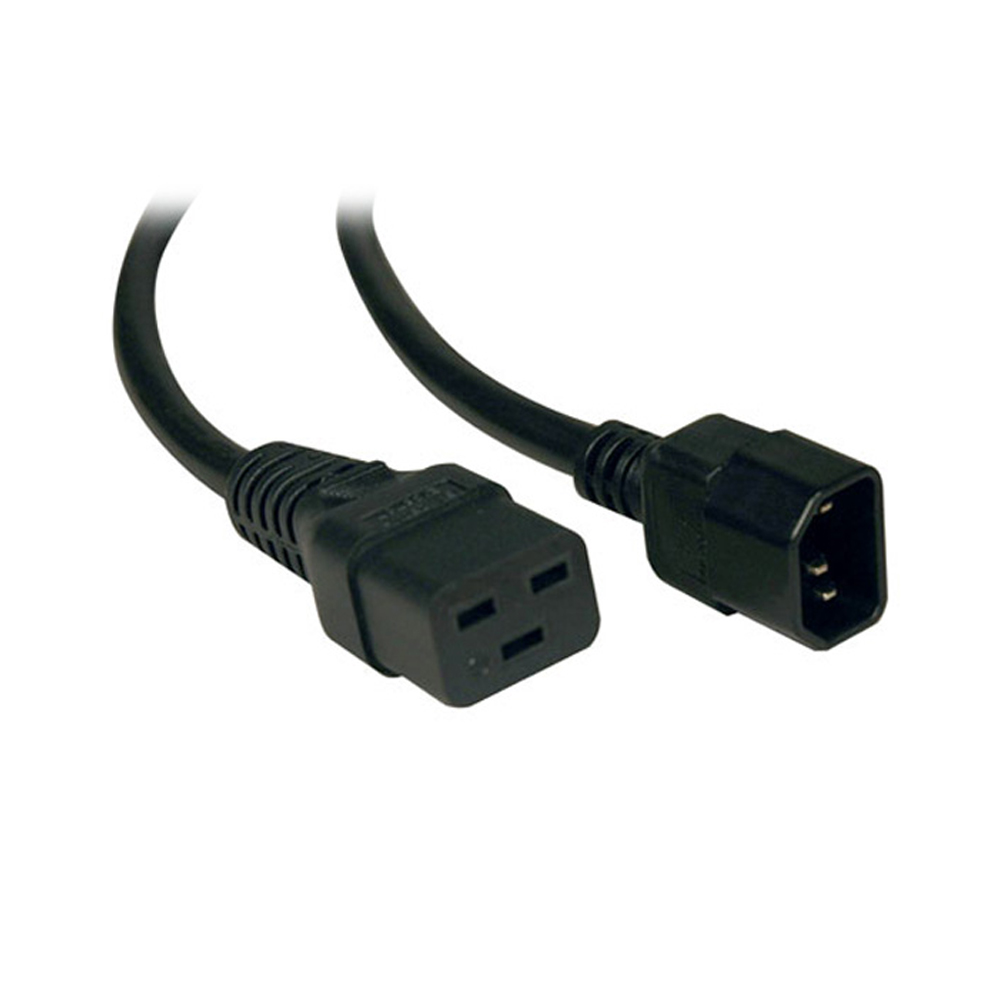 CABLE DE EXTENSIÓN TRIPP-LITE 3.05 M C19 A C14, 15A, 14AWG PARA ALIMENTACIÓN SEGURA Y EFICIENTE - 1