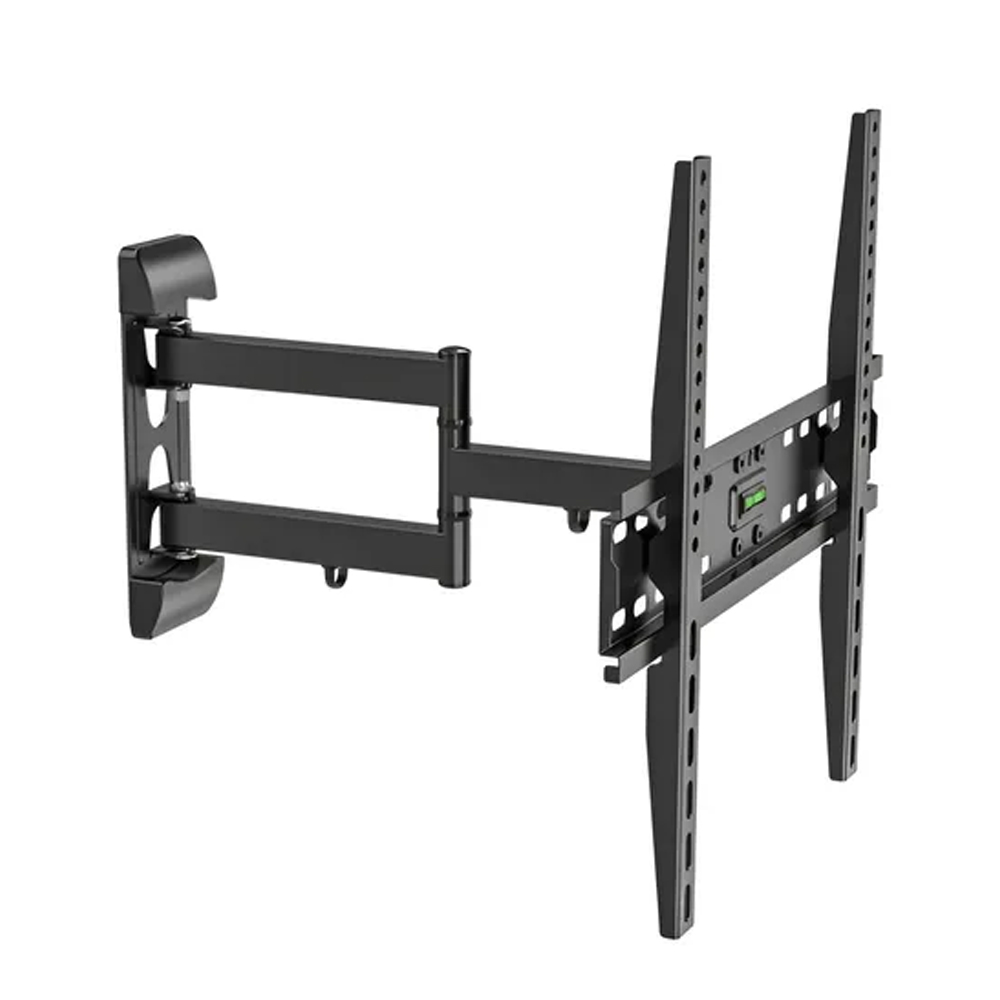 SOPORTE DE PISO MÓVIL PARA TV KOREANO BK50, AJUSTABLE 32'-75', DOBLE BRAZO, ACERO, CAPACIDAD 50 KG - 1