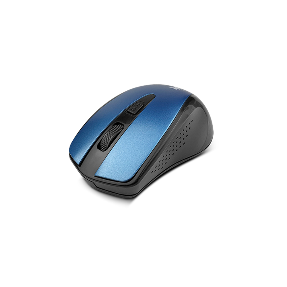 MOUSE INALÁMBRICO XTECH XTM-315BL - AZUL - 2.4 GHZ, 1600 DPI, 4 BOTONES, CONEXIÓN EFICIENTE - 1